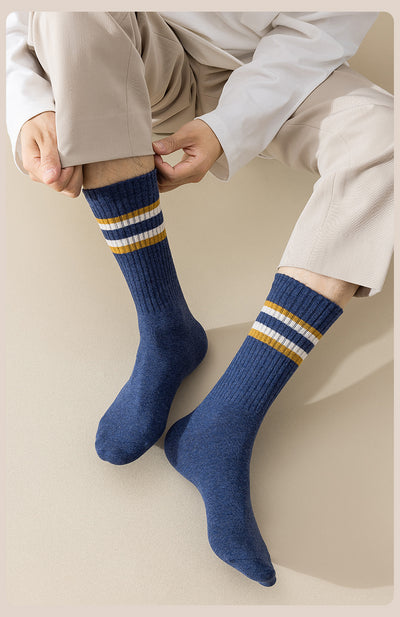Calcetines Deportivos de Algodón Puro para Hombre - Talla Grande, Transpirables y Cómodos - Image 27