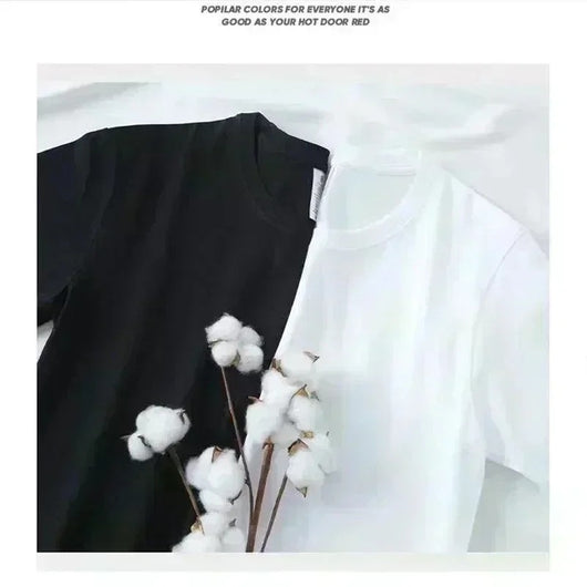 Camiseta Oversized Hombre Patrón Letras Personalidad - Image 3