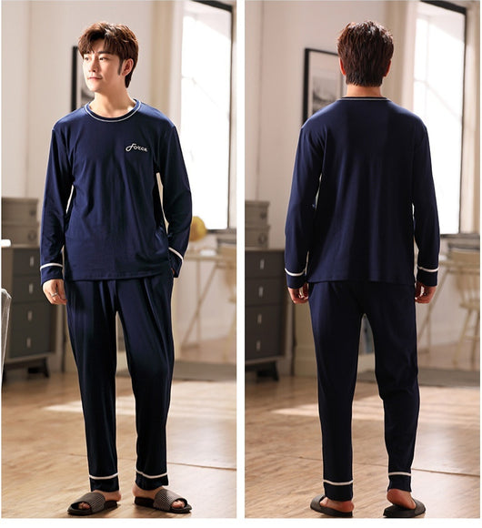 Pijama Casual Talla Grande Hombre Primavera Verano Tela Ligera - Image 28