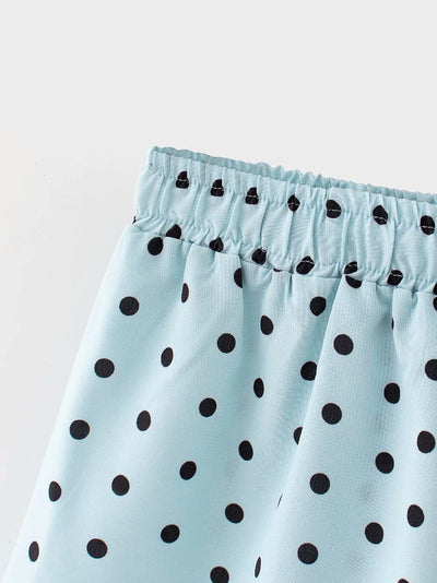 Shorts de Verano con Lunares y Volados Acampanados - Image 24