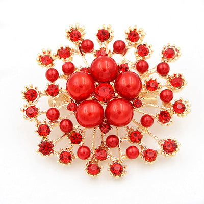 Broche Floral Exquisito Grande para Mujer - Image 4