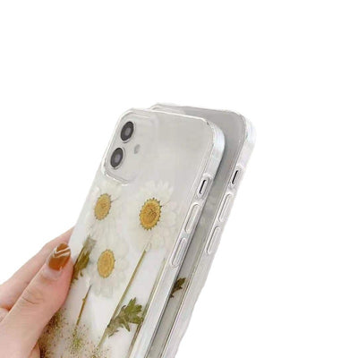 Funda Protectora para Teléfono con Diseño Margarita en Resina Epoxi - Image 4