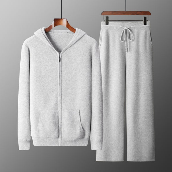 Cardigan Grueso con Capucha y Cierre de Cremallera