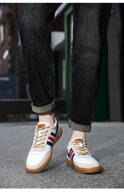 Tenis de Cuero para Hombre con Plantillas Elevadoras y Suela de Goma Reforzada - Image 18