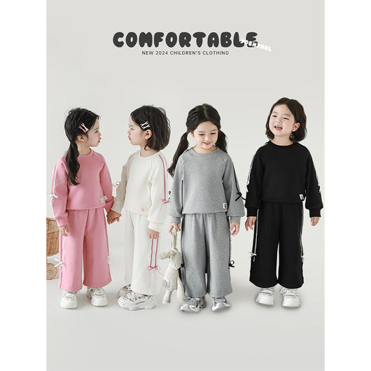 Conjunto Deportivo Niña Primavera Otoño - Sudadera y Pantalón Casual - Image 2