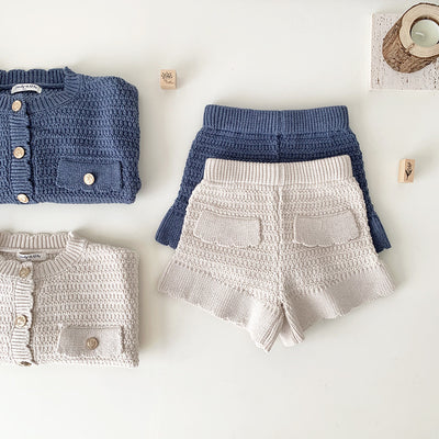 Conjunto de Punto Cuello Redondo con Shorts - Image 15