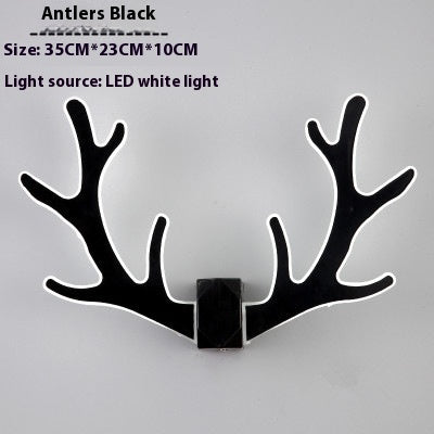 Lámpara de Pared Cuernos Nórdicos Diseño Moderno para Dormitorio - Image 9