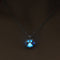 Fashion Jewelry Dog Paw Hollow Luminous Necklace Sky Azul