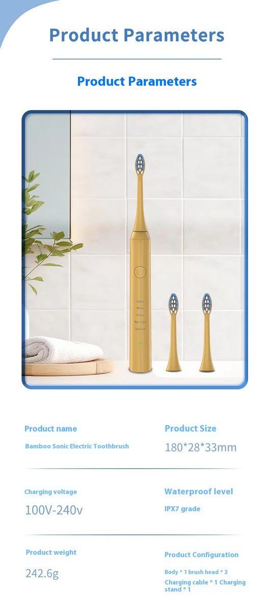 Cepillo Dental Eléctrico Eco-Friendly con Levitación Magnética y Cerdas Suaves - Image 13
