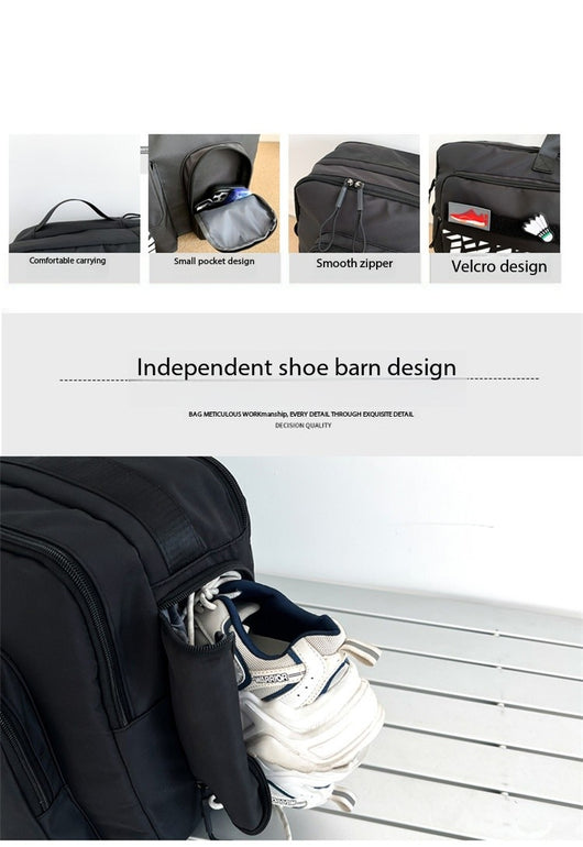 Bolsa Deportiva para Bádminton y Tenis de Gran Capacidad para Hombre y Mujer - Image 12