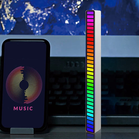 Control de Sonido de Escritorio con Luz Rítmica Musical