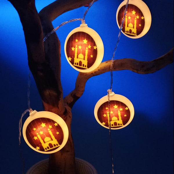 Lámpara Decorativa Xingyue Castle con Cadena de Iluminación LED
