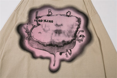 Playera de Manga Larga con Patrón Abstracto Creativo - Image 12