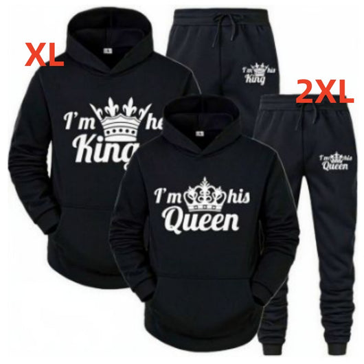 Conjunto Deportivo King Queen para Él y Ella - Sudadera y Pantalón - Image 8