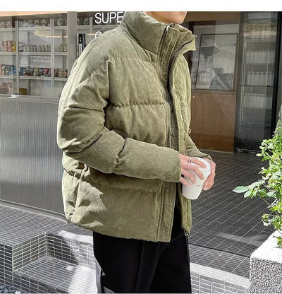 Chaqueta Acolchada de Algodón para Hombre - Estilo Deportivo y Casual - Image 15