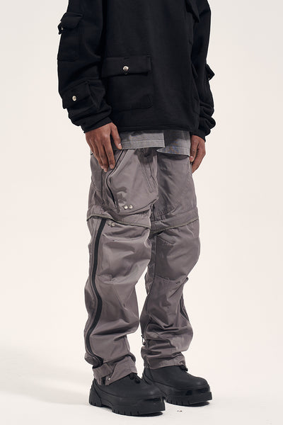 Pantalón Funcional de Bolsillos Múltiples Estilo Urbano