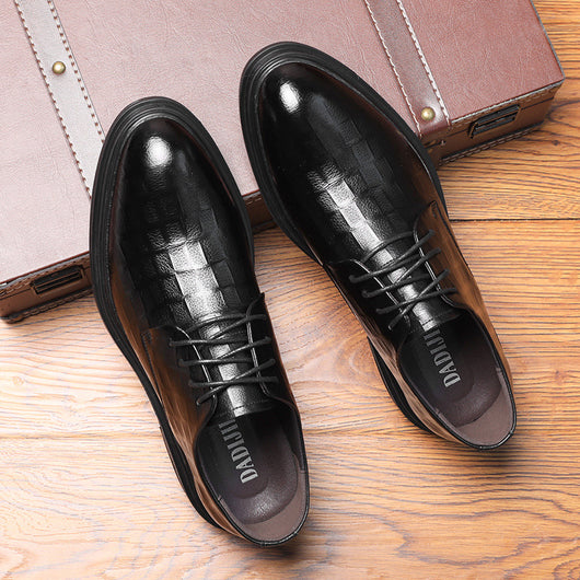 Zapatos Casuales de Cuero Genuino Británicos para Hombre - Tallas Grandes - Image 6