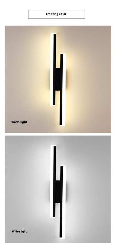 Lámpara de Pared Doble Línea Moderna para Hoteles y Pasillos - Image 17