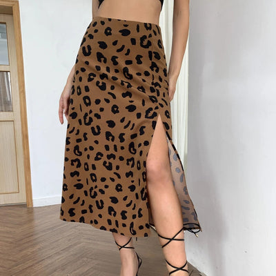 Falda Estampada Cintura Alta Slim - Image 12