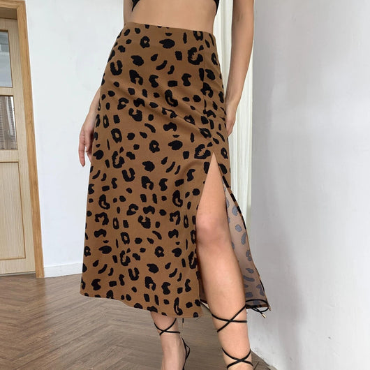 Falda Estampada Cintura Alta Slim - Image 12