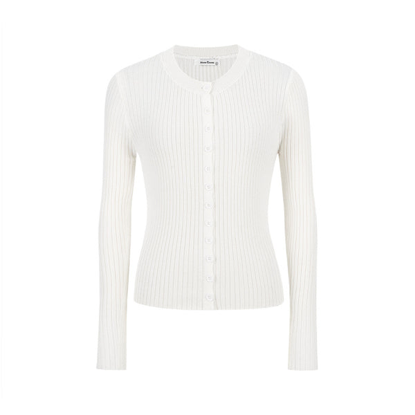 Cardigan Tejido Abotonado para Mujer con Chaleco Integrado - Image 7