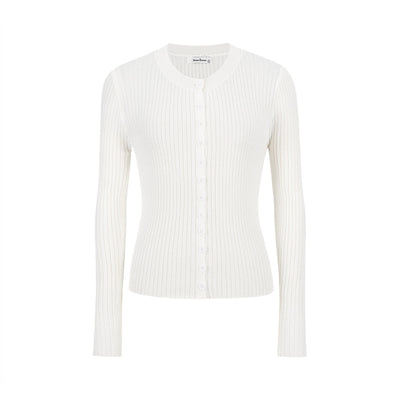 Cardigan Tejido Abotonado para Mujer con Chaleco Integrado - Image 7