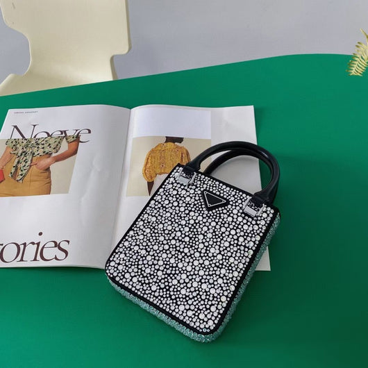 Bolso de Lujo con Diamantes y Cristales Swarovski de Un Hombro - Image 11