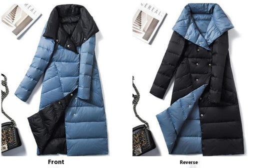 Chaqueta de Plumón de Pato Ligera - Abrigo Invernal Midi Elegante - Image 24