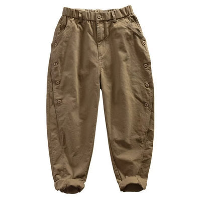 Pantalones Cargo Estructurados para Hombre con Fila de Botones Audaz - Image 5