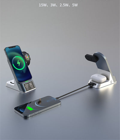 Cargador Inalámbrico Multifuncional Creative H35 con Reloj Despertador - Image 14