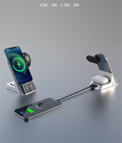 Cargador Inalámbrico Multifuncional Creative H35 con Reloj Despertador - Image 14