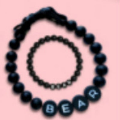 Collar Personalizado para Perro con Cuentas y Pulsera Coordinada - Nombre Grabado en Letras - Image 5