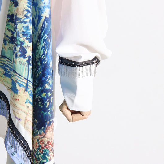 Blusa Larga Estampada con Diseño Artístico para Mujer - Image 14