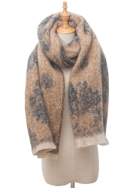 Bufanda Corta Estampado Jacquard para Hombre y Mujer - Otoño e Invierno - Image 36