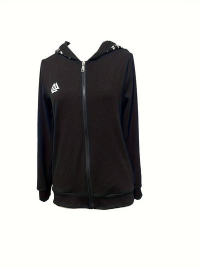Sudadera Retro Estampada Suelta con Cierre para Mujer - Image 4