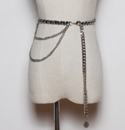 Cinturón Cadena Trenzada Metálica Coreana - Accesorio Versátil para Mujer - Image 10