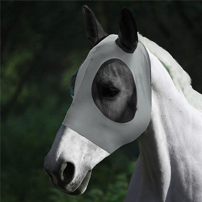 Máscara Protectora Lycra para Caballo con Orejas - Comodidad Total y Protección UV - Image 11