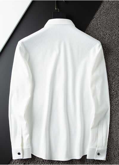 Camisa Blanca Ejecutiva sin Planchado Anti-arrugas - Image 21