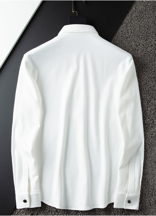 Camisa Blanca Ejecutiva sin Planchado Anti-arrugas - Image 21