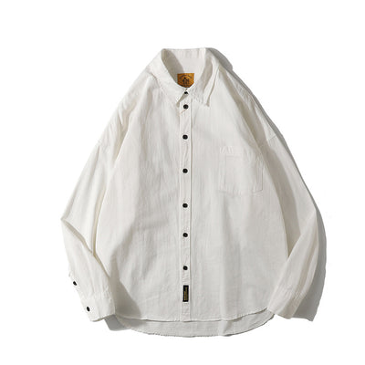Camisa Japonesa de Color Liso para Hombre - Colección Verano - Image 6