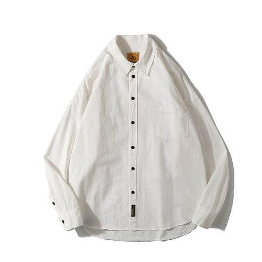 Camisa Japonesa de Color Liso para Hombre - Colección Verano - Image 6
