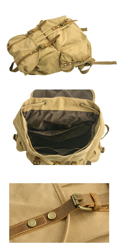 Bolsa de Viaje Retro Canvas Gran Capacidad - Image 10