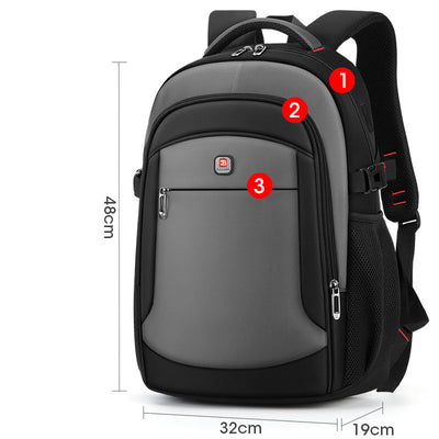 Mochila Portátil Casual para Hombre - Bolsa Escolar y Universitaria - Image 7