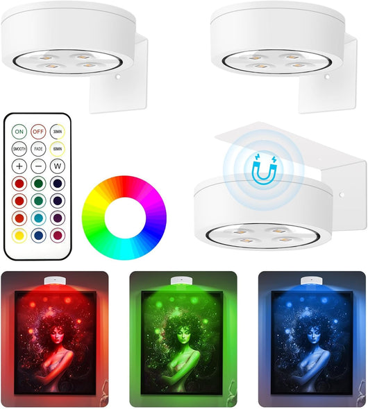 Luz Nocturna RGB Inteligente con Control Remoto para Armario - Image 5