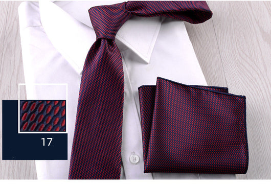 Combo Corbata y Pañuelo de Bolsillo para Hombre Profesional - Image 18