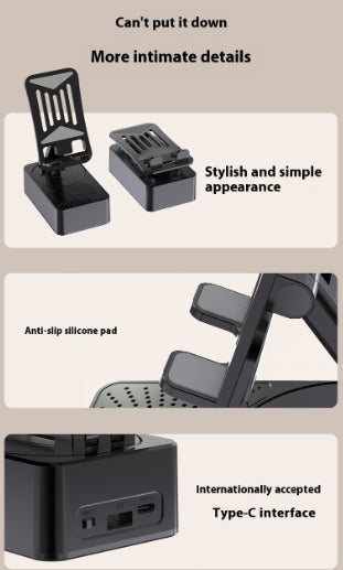 Soporte Giratorio para Celular con Carga Inalámbrica y Bluetooth - Image 9