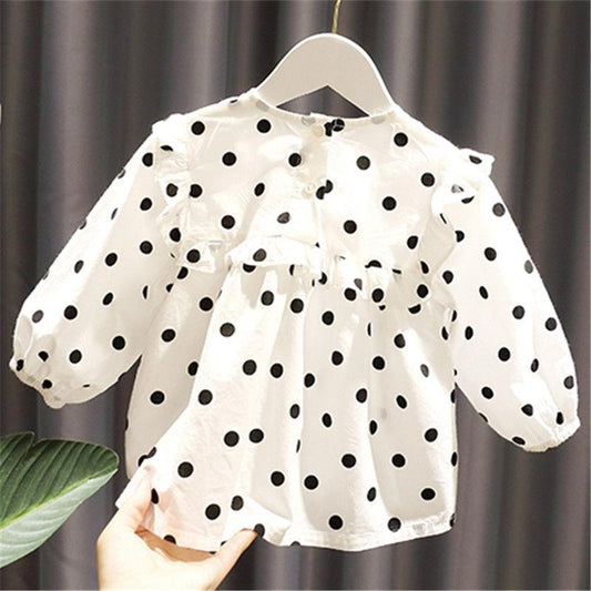 Blusa Infantil con Lunares para Niña - Image 2