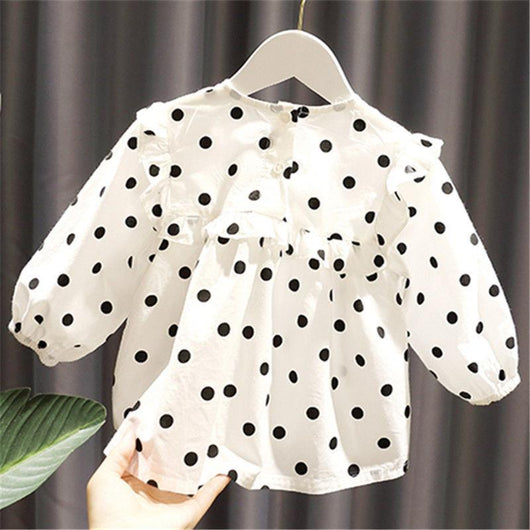 Blusa Infantil con Lunares para Niña - Image 2