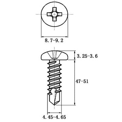 Tornillos de Acero Inoxidable con Espiga Helicoidal y Ranura Phillips - Image 25