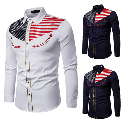 Camisa Vaquera Bordada de Manga Larga para Hombre - Estilo Western - Image 22